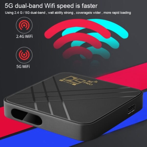D9 PRO 2.4G/5G WIFI 4K HD Android TV Box, D9 PRO UK Plug, D9 PRO AU Plug, D9 PRO US Plug, D9 PRO EU Plug - Image 5