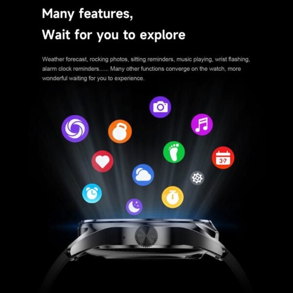 D9 1.46 inch 2 in 1 Bluetooth Earphone Smart Watch, Support Bluetooth Call / NFC / Heart Rate, D9 (Silver), D9 (Black) - Image 17