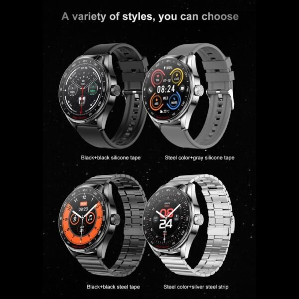 D9 1.46 inch 2 in 1 Bluetooth Earphone Smart Watch, Support Bluetooth Call / NFC / Heart Rate, D9 (Silver), D9 (Black) - Image 18