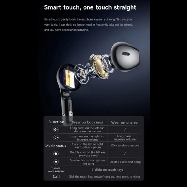 D9 1.46 inch 2 in 1 Bluetooth Earphone Smart Watch, Support Bluetooth Call / NFC / Heart Rate, D9 (Silver), D9 (Black) - Image 10