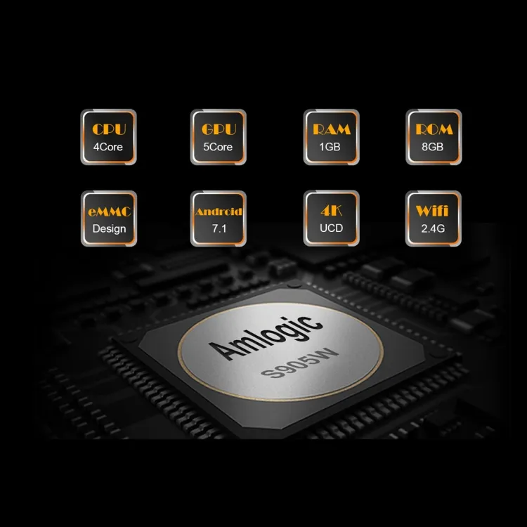 Android TV Box MXQ Pro 4K Quad Core Android 7.1 Streaming Media Player %