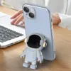 Funda iPhone astronauta 3D azul con soporte trasero resistente