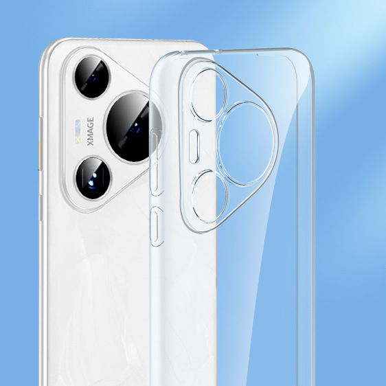 Transparent Silicone Phone Case for Huawei P Series % Transparent Silicone Phone Case for Huawei P Series