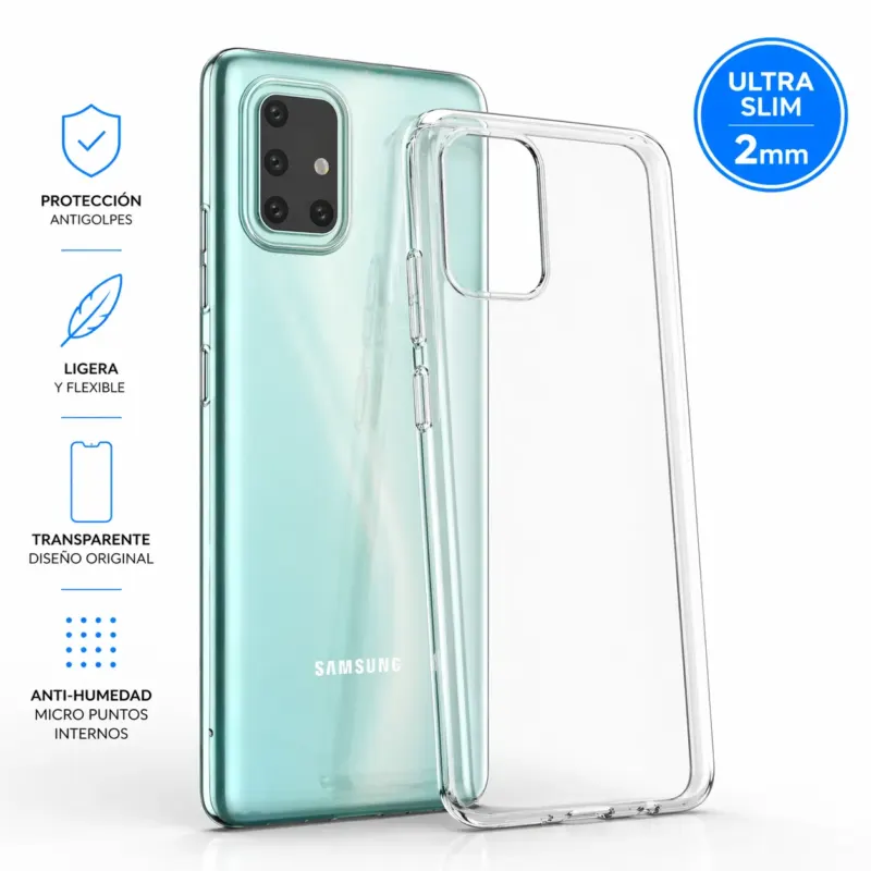funda transparente antigolpes 2mm