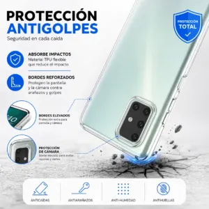 Funda Transparente Antigolpes 2mm – Protección Total Ultra Slim Hover Image